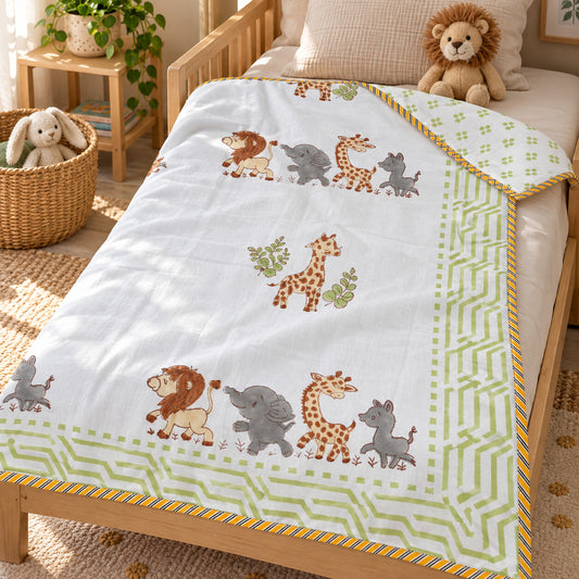 Jungle Parade Baby Dohar - DH_SUB_BB_003 - kids room lifestyle