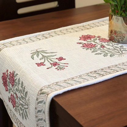 GulBahar Hand Block Print Table Runner