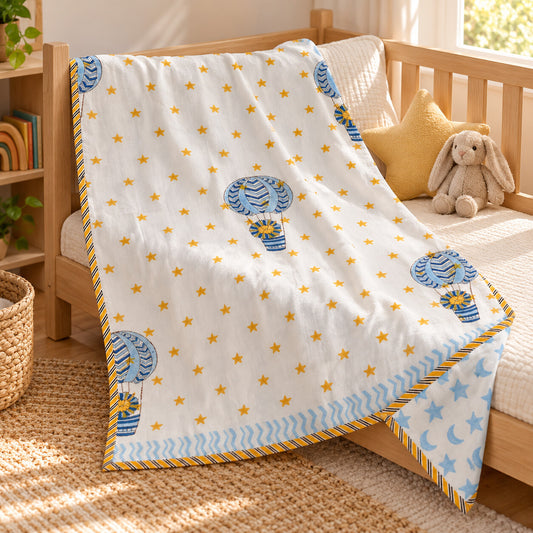 Hot Air Balloon Stars Baby Dohar - DH_SUB_BB_001 - kids room lifestyle