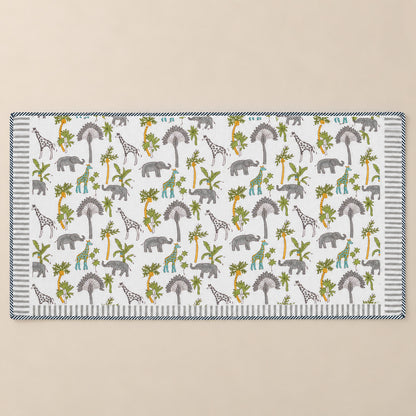 Grey Palm Safari Baby Dohar - DH_SUB_BB_005 - full front flat lay