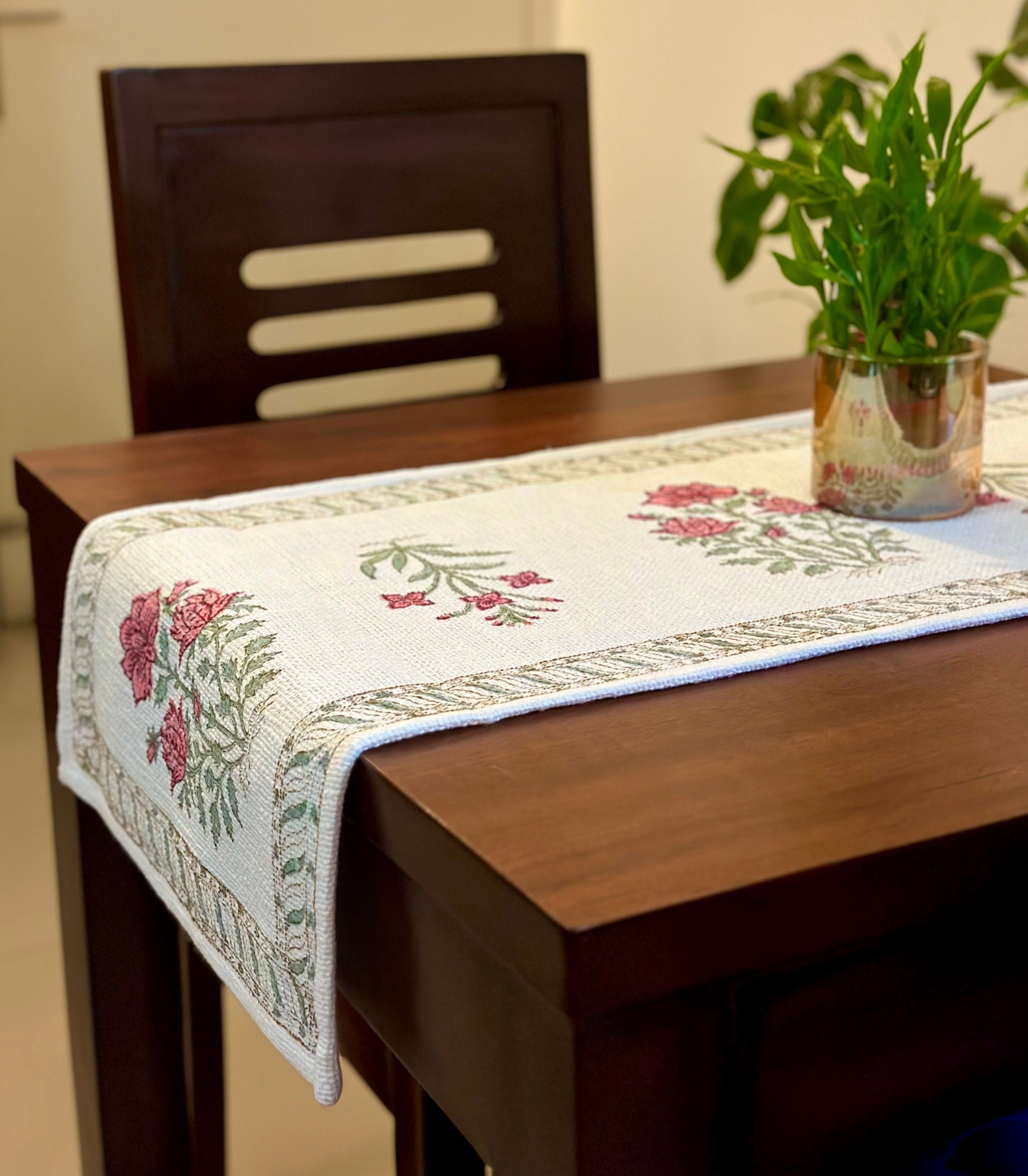 GulBahar Hand Block Print Table Runner