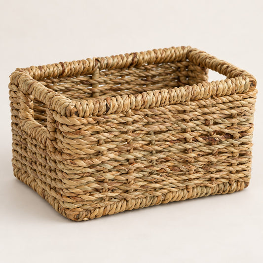 Rope Weave Jaltarang Kauna Grass Basket with Cane Frame - OG_JT_CF_001 - hero