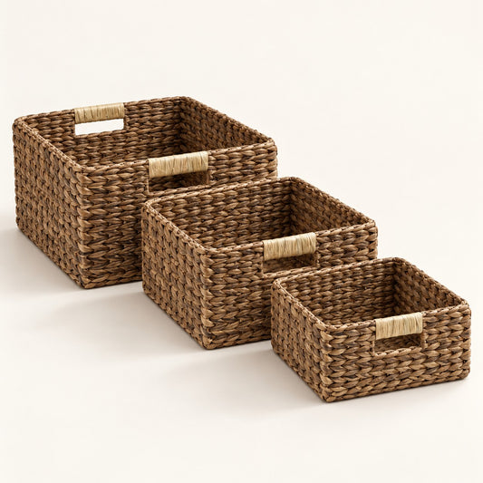 Nesting Jaltarang Kauna Grass Baskets Set of 3 - OG_JT_NS_004 - side view